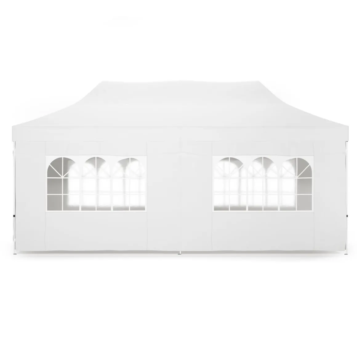Faltpavillon DINA 6 x 3 m weiss inkl. 4 Seitenwände