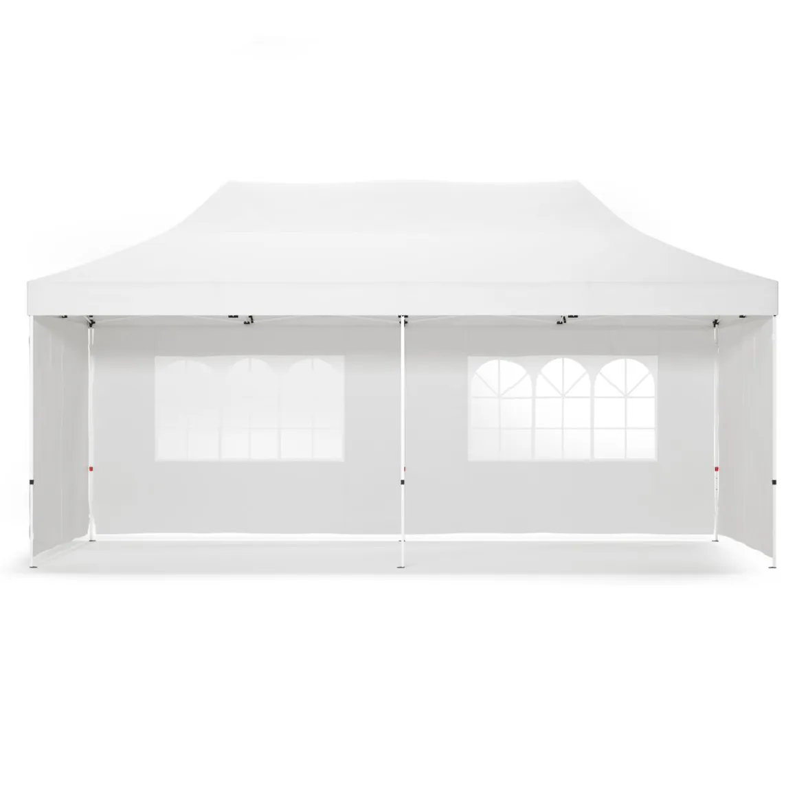 Faltpavillon DINA 6 x 3 m weiss inkl. 4 Seitenwände