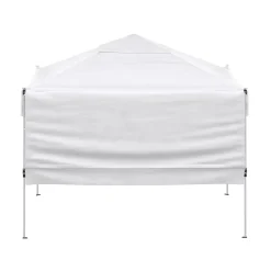 Faltpavillon LISON mit Seitenflügel 3 x 3 m weiss