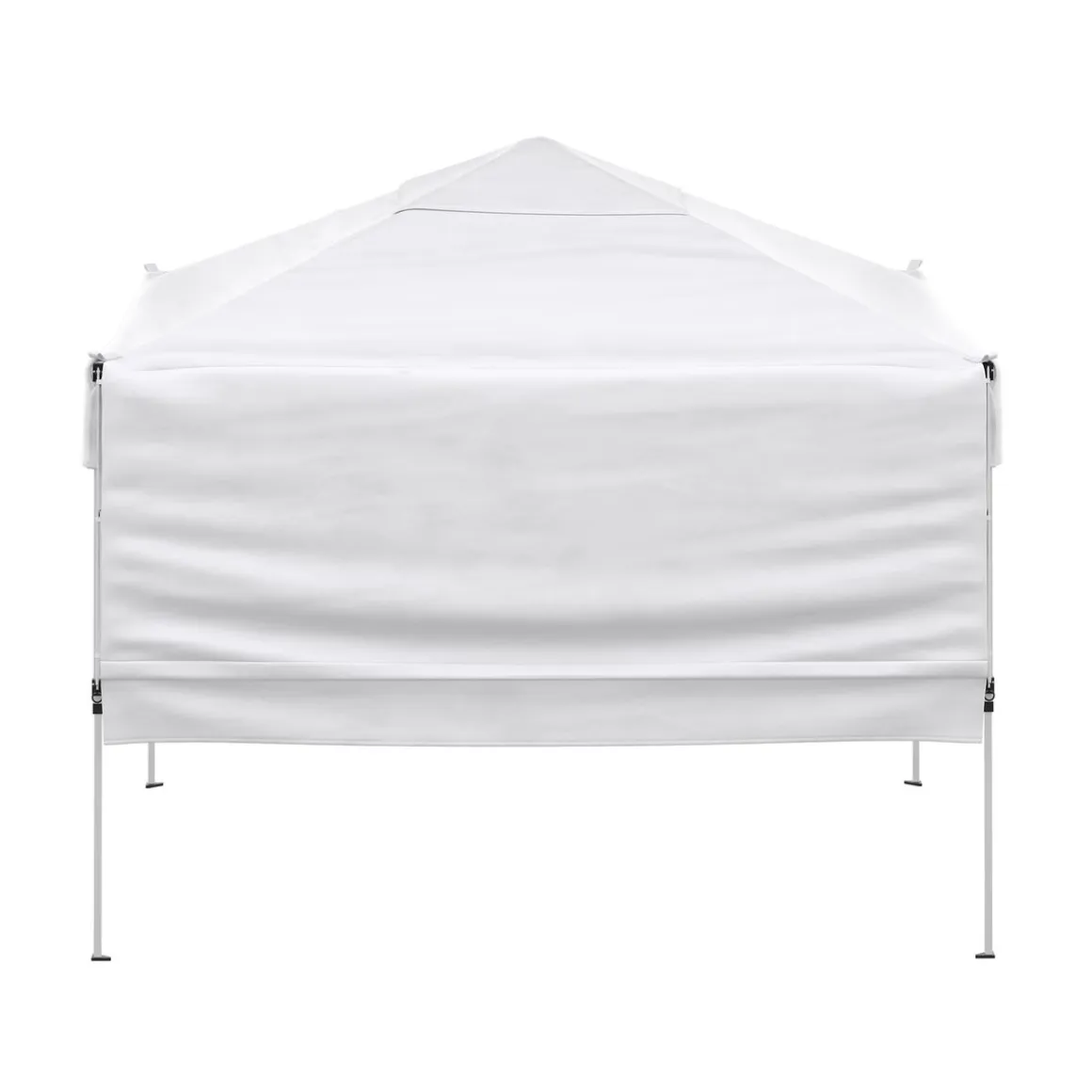 Faltpavillon LISON mit Seitenflügel 3 x 3 m weiss