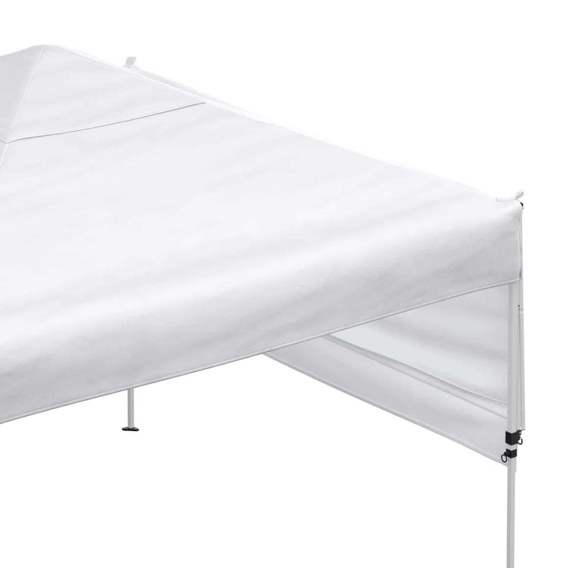 Faltpavillon LISON mit Seitenflügel 3 x 3 m weiss