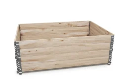 Faltrahmen für Hochbeet Holz 120 x 80 x 20 cm 2er Set