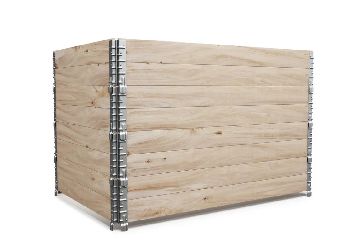 Faltrahmen für Hochbeet Holz 120 x 80 x 20 cm 4er Set