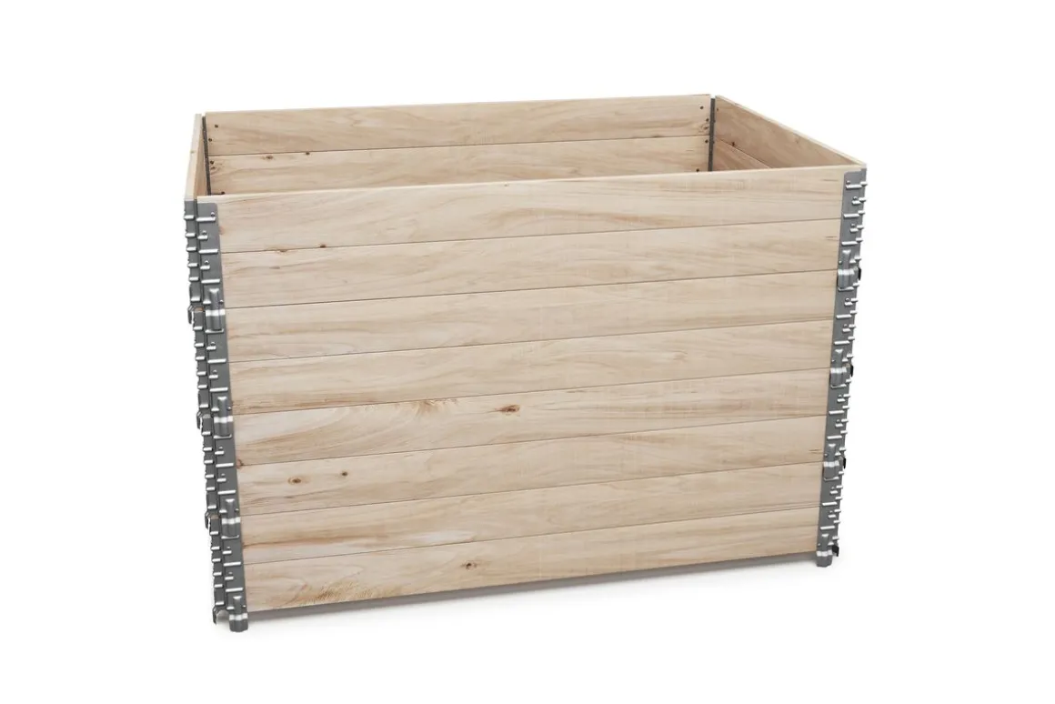 Faltrahmen für Hochbeet Holz 120 x 80 x 20 cm 4er Set