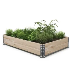Faltrahmen für Hochbeet Holz 120 x 80 x 20 cm