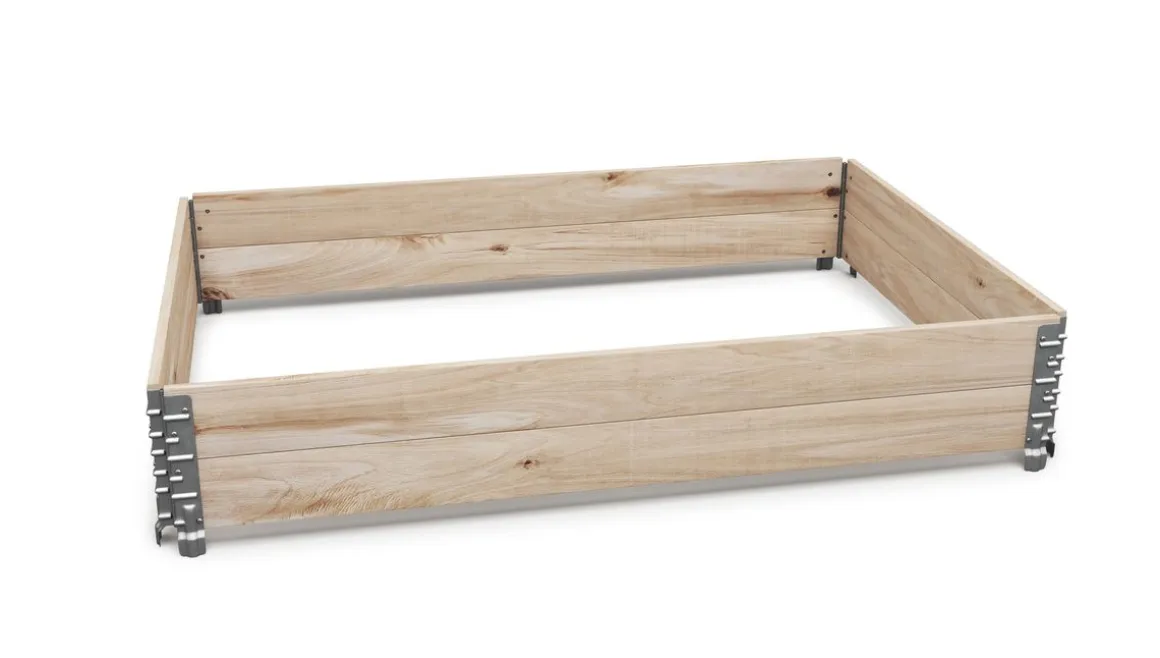 Faltrahmen für Hochbeet Holz 120 x 80 x 20 cm