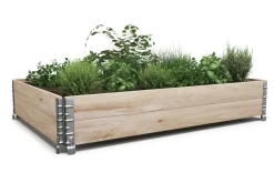 Faltrahmen für Hochbeet Holz 120 x 80 x 20 cm