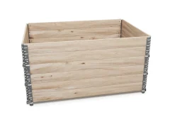 Faltrahmen für Hochbeet Holz 120 x 80 x 20 cm 3er Set