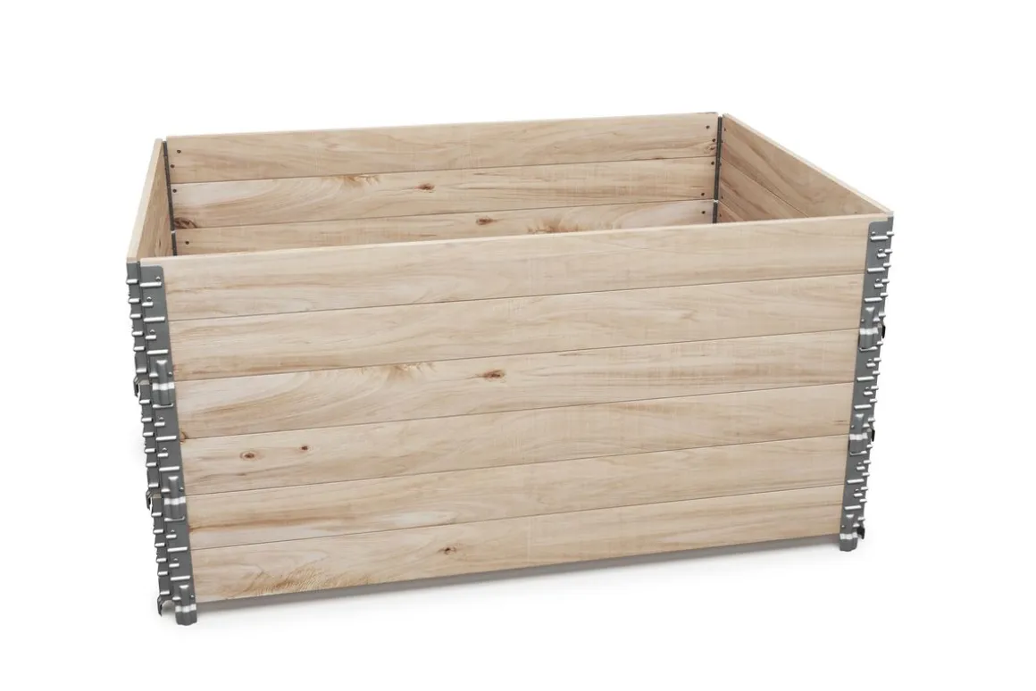 Faltrahmen für Hochbeet Holz 120 x 80 x 20 cm 3er Set