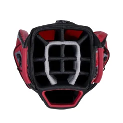FastFold Cartbag Ultra Dry STORM 2.0 Golftasche wasserdicht rot/schwarz