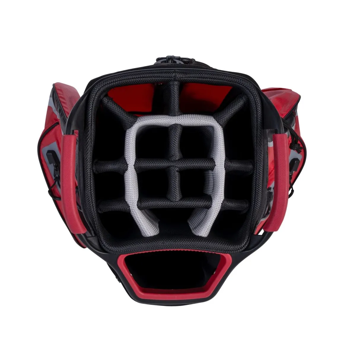 FastFold Cartbag Ultra Dry STORM 2.0 Golftasche wasserdicht rot/schwarz
