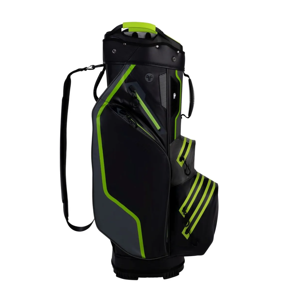FastFold Cartbag Ultra Dry STORM 2.0 Golftasche wasserdicht schwarz/grün