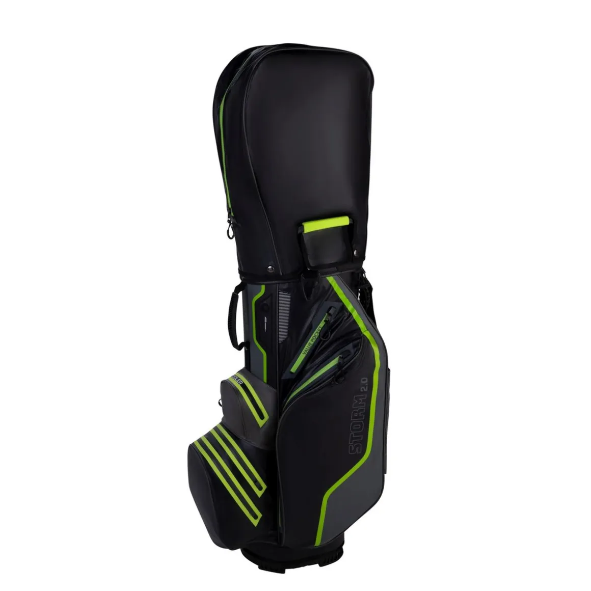 FastFold Cartbag Ultra Dry STORM 2.0 Golftasche wasserdicht schwarz/grün