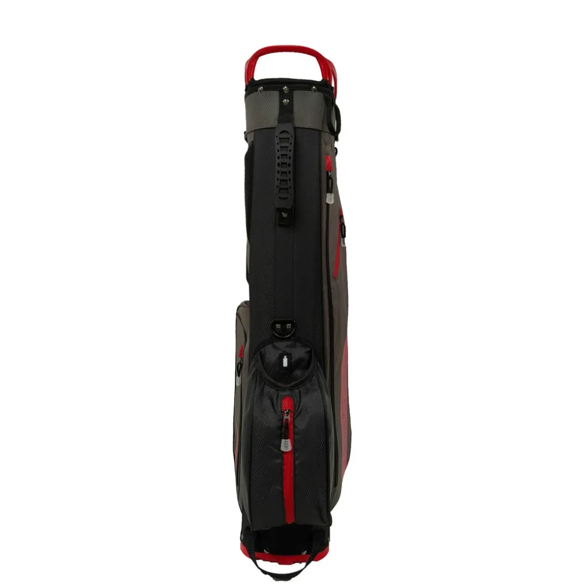 FastFold Golftasche Standbag ENDEAVOR 2.0 schwarz/rot