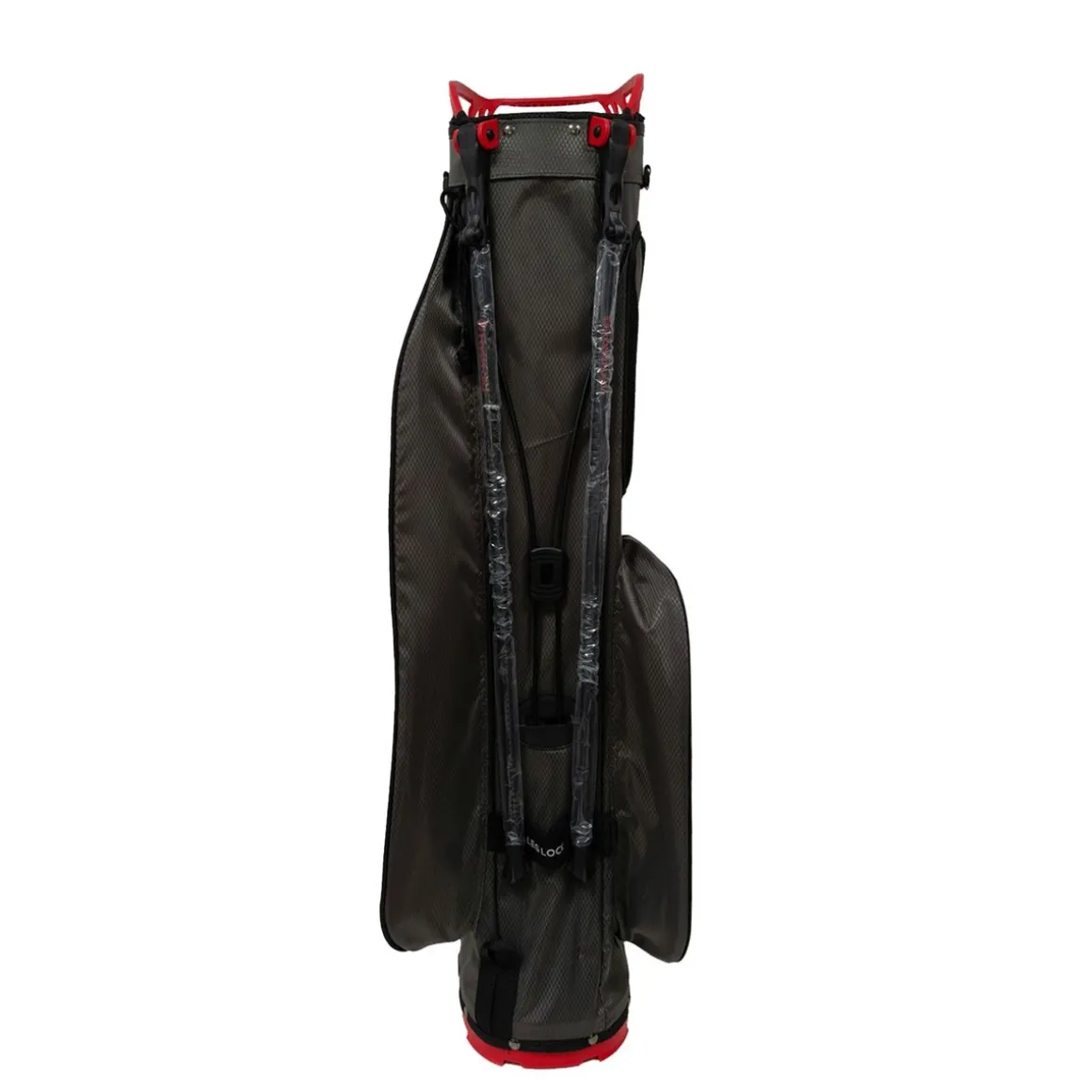FastFold Golftasche Standbag ENDEAVOR 2.0 schwarz/rot