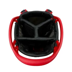 FastFold Golftasche Standbag ENDEAVOR 2.0 schwarz/rot