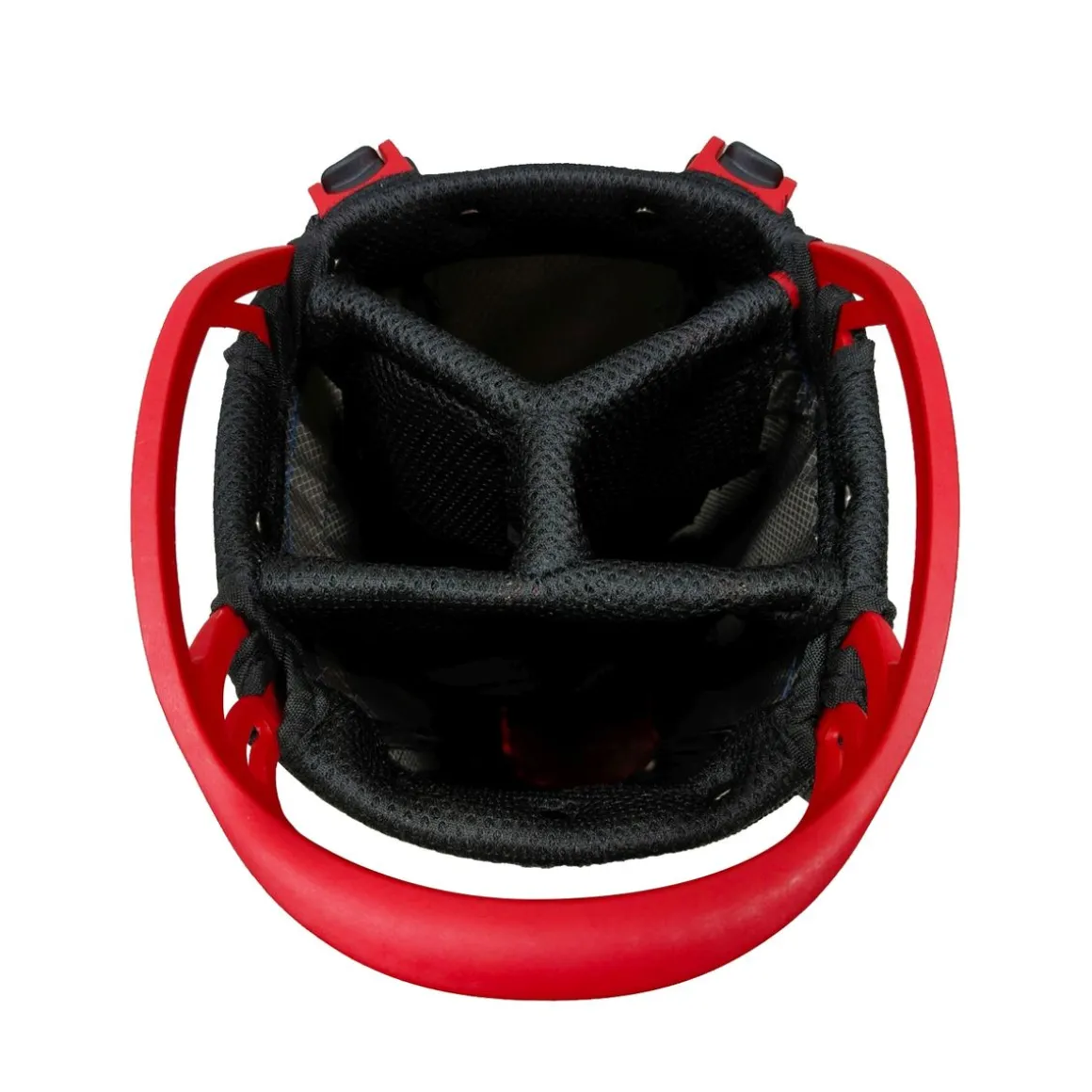 FastFold Golftasche Standbag ENDEAVOR 2.0 schwarz/rot
