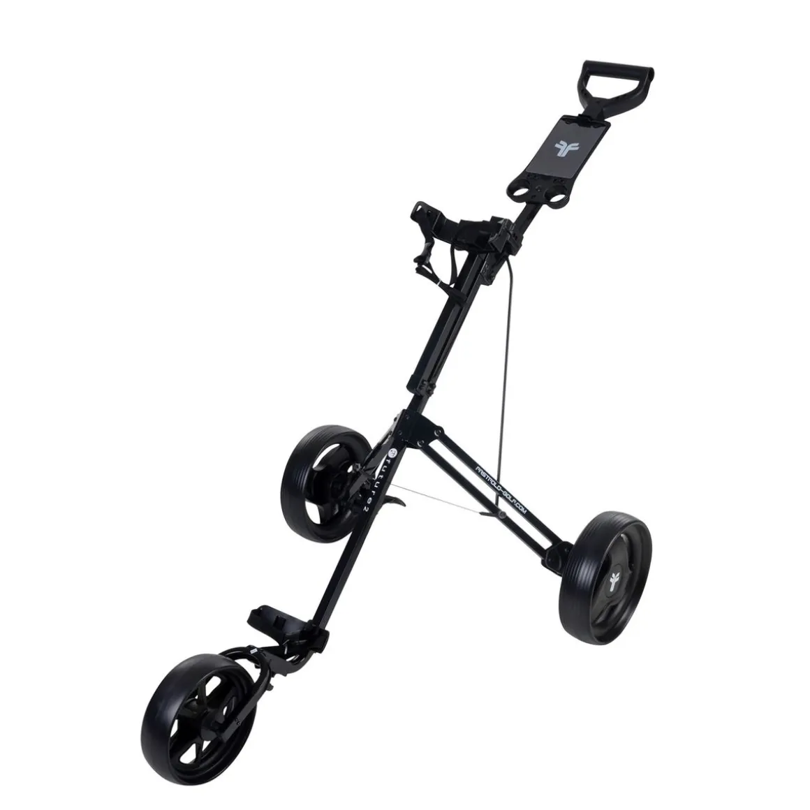 FastFold Golftrolley Junior Aluminium 3-Rad schwarz