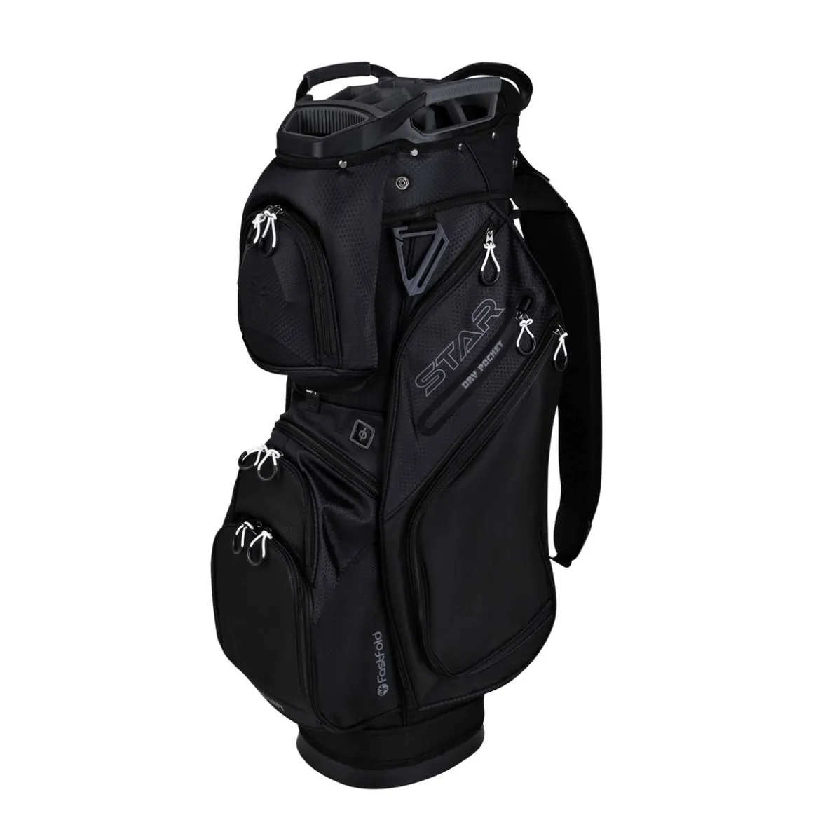 FastFold STAR Cartbag Golftasche schwarz