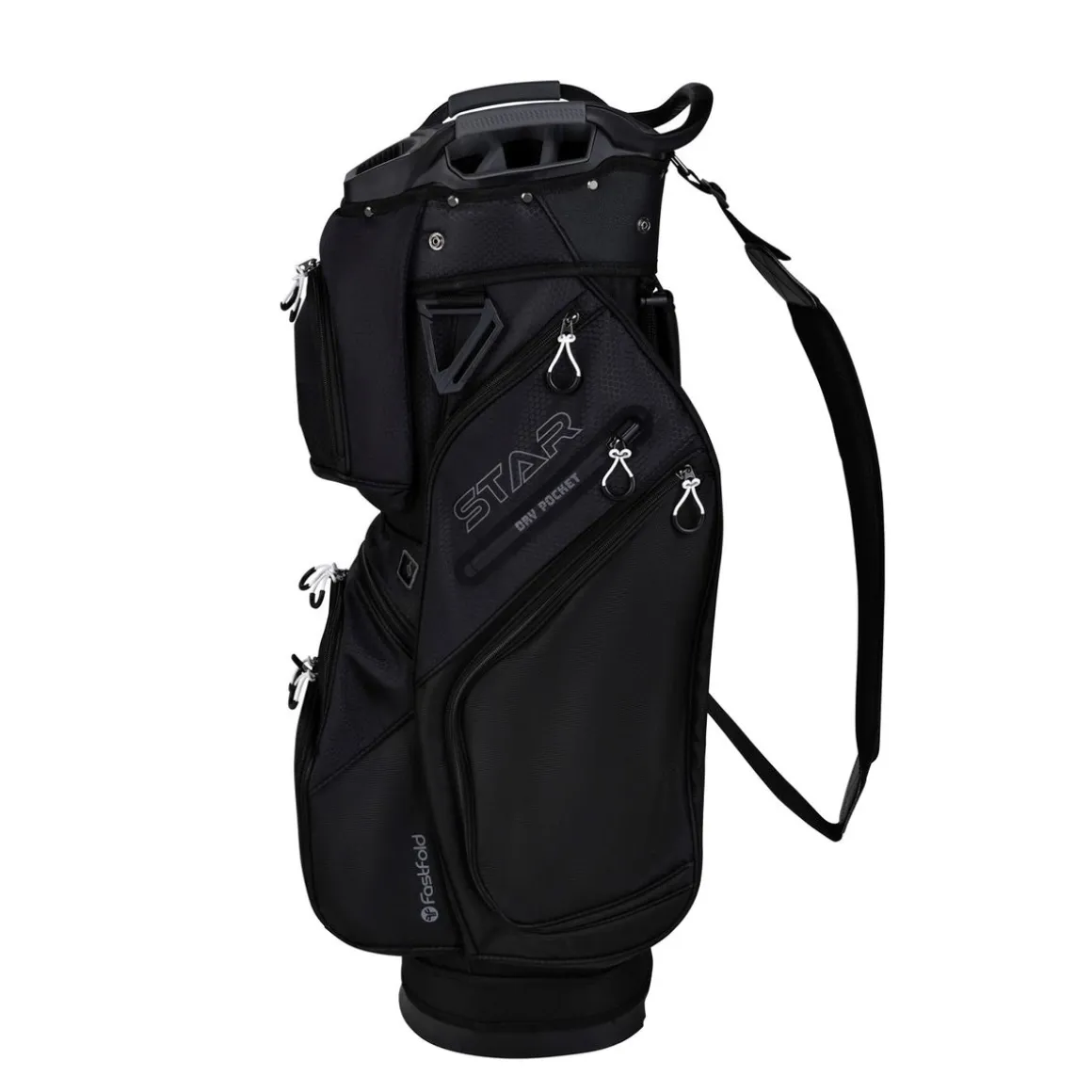 FastFold STAR Cartbag Golftasche schwarz