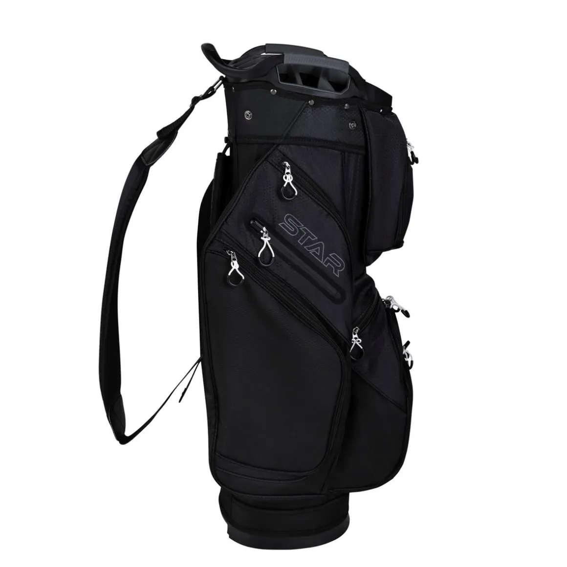 FastFold STAR Cartbag Golftasche schwarz