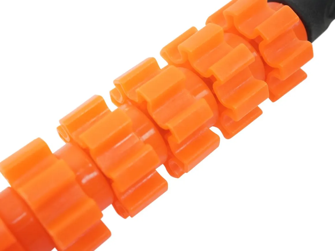 Faszienrolle Set 6-teilig orange/rot