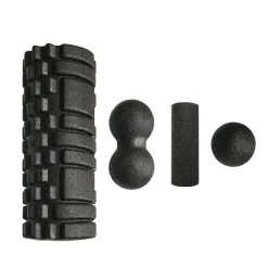 Faszienrolle Set 5-teilig schwarz