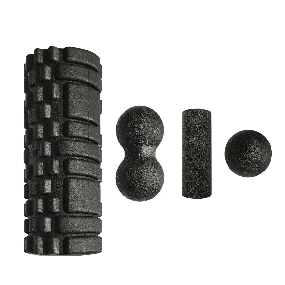 Faszienrolle Set 5-teilig schwarz