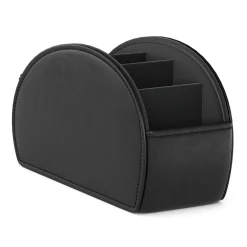 Fernbedienung Organizer Leder schwarz