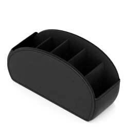 Fernbedienung Organizer Leder schwarz