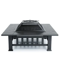 Feuerschale ERIS mit Grillrost 81 x 81 cm
