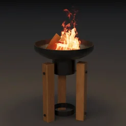 Feuerschale mit Gestell 50 x 70 cm