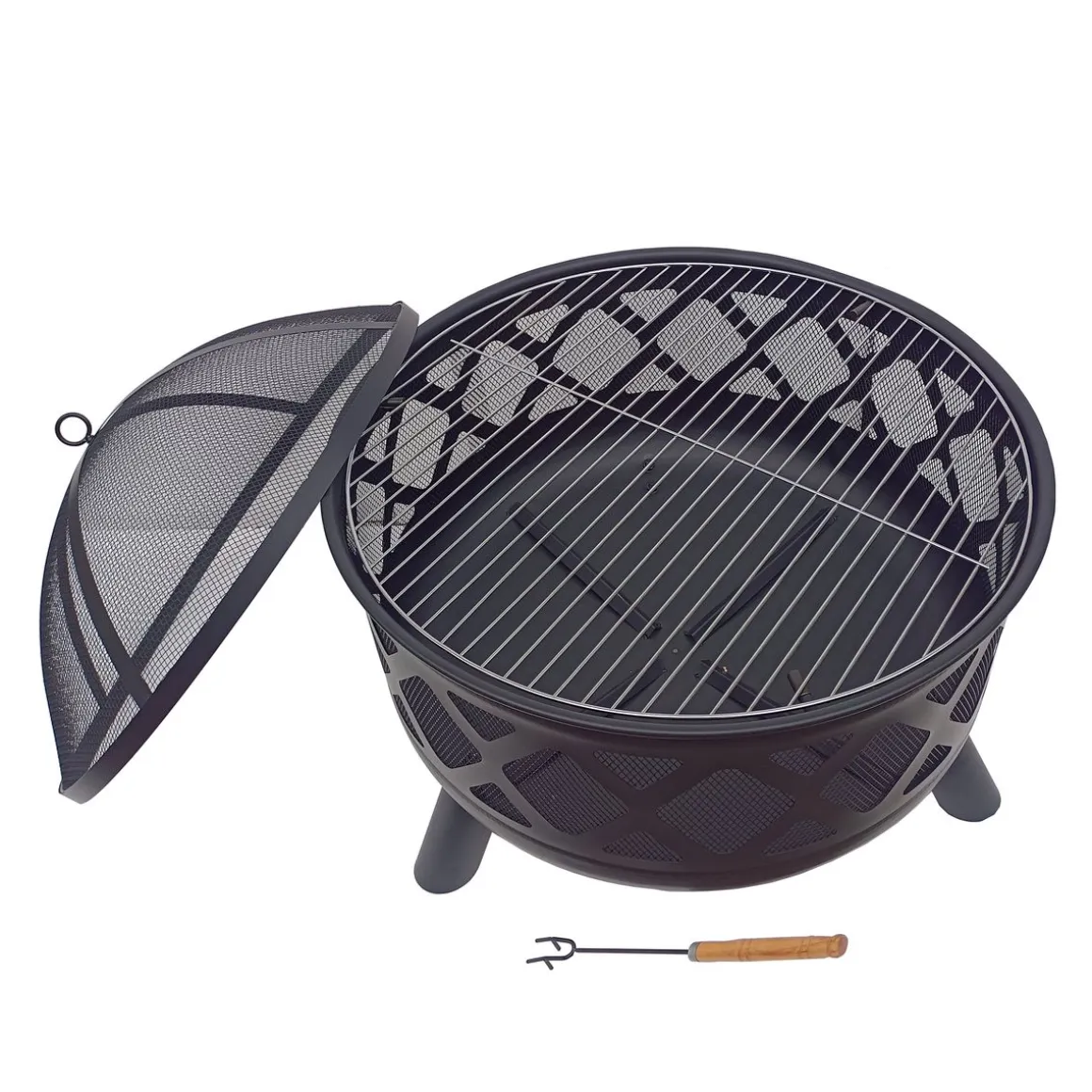 Feuerschale mit Grillrost Ø 61 cm