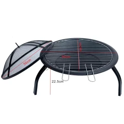 Feuerschale mit Grillrost Ø 56 cm