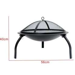 Feuerschale mit Grillrost Ø 56 cm