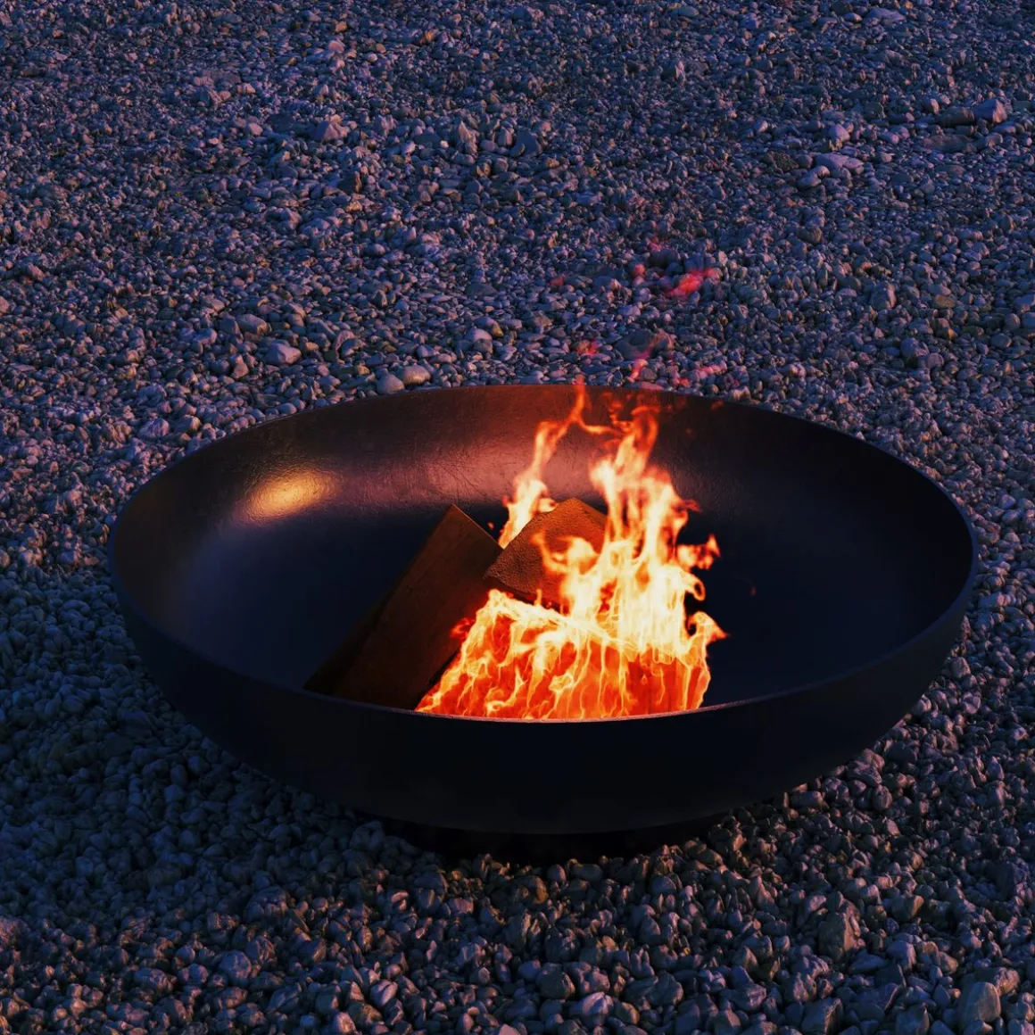 Feuerschale mit Ringsockel Ø 70 cm