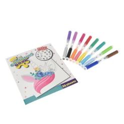 Filzstift Set mit Malbuch 17-teilig bunt