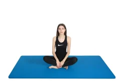 Fitnessmatte blau 190 x 100 x 1.5 cm
