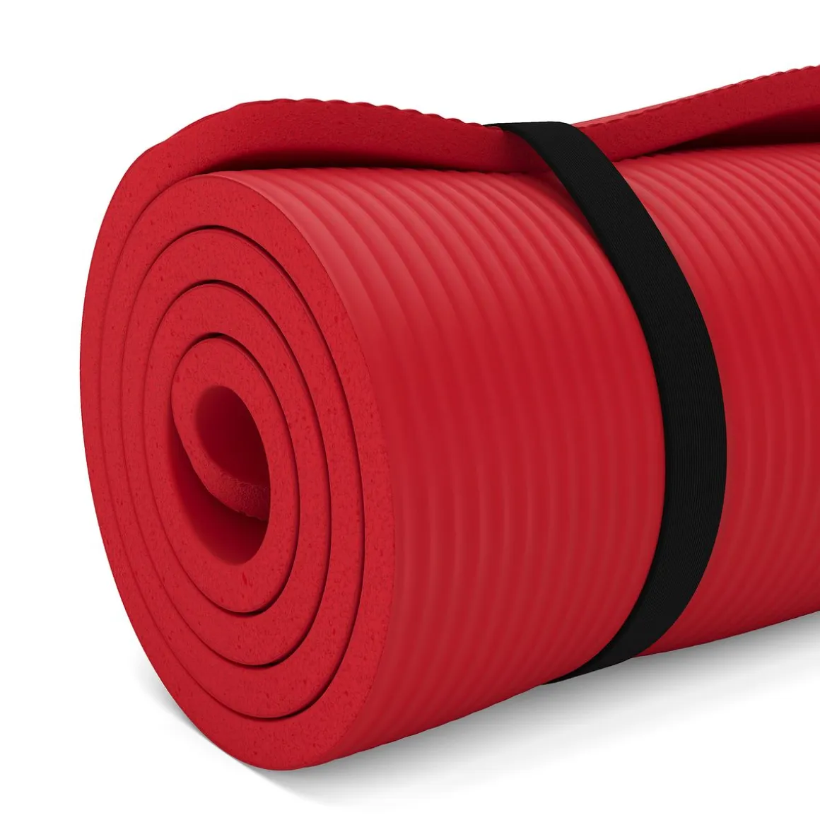 Fitnessmatte rot 190 x 60 x 1.5 cm