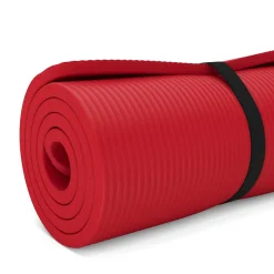 Fitnessmatte rot 190 x 100 x 1.5 cm