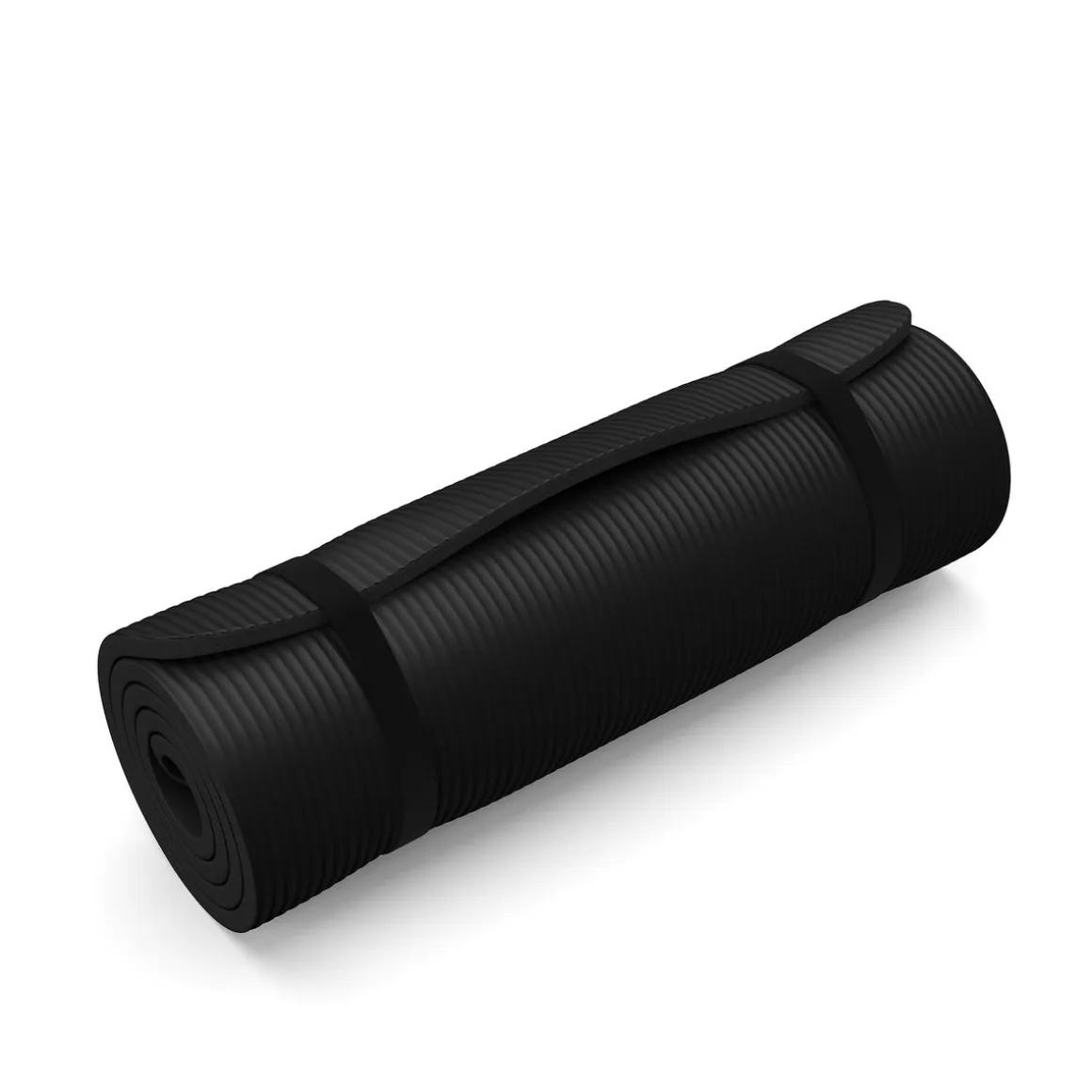 Fitnessmatte schwarz 190 x 60 x 1.5 cm
