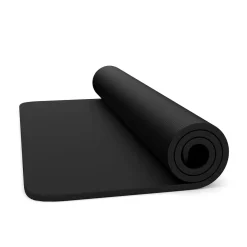 Fitnessmatte schwarz 190 x 100 x 1.5 cm