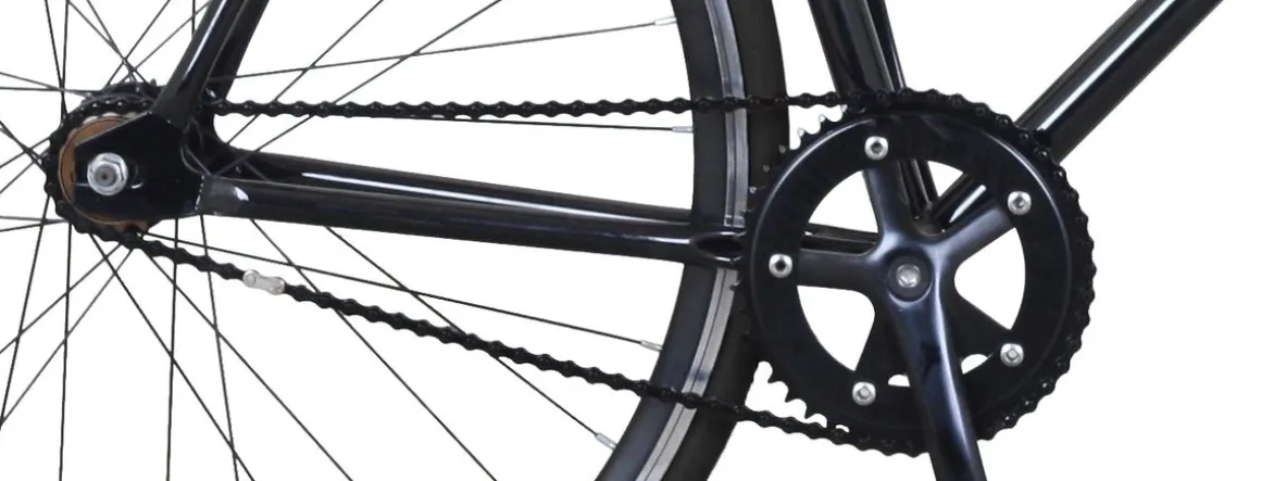 Fixie Bike 57 cm URBAN schwarz/braun