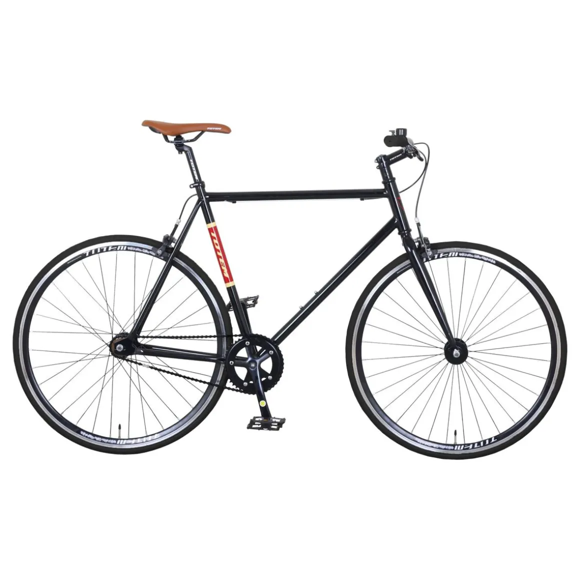 Fixie Bike 57 cm URBAN schwarz/braun