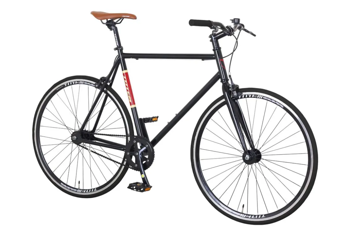 Fixie Bike 57 cm URBAN schwarz/braun