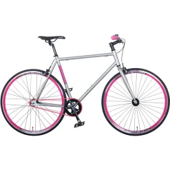 Fixie Bike 54 cm URBAN silber/pink | GONSER.CH