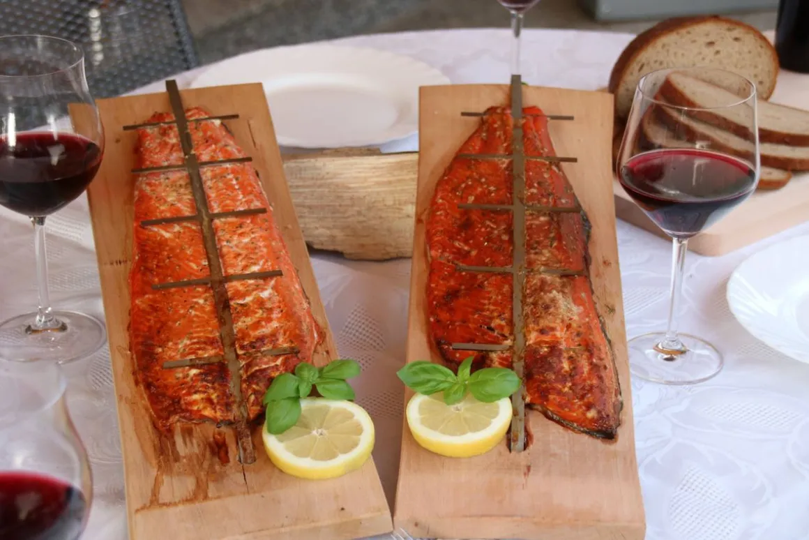 Flammlachs Brett 2er Set