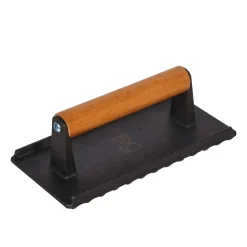 Fleischpresse Gusseisen 20 x 10 cm schwarz