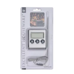 Fleischthermometer mit Alarm digital