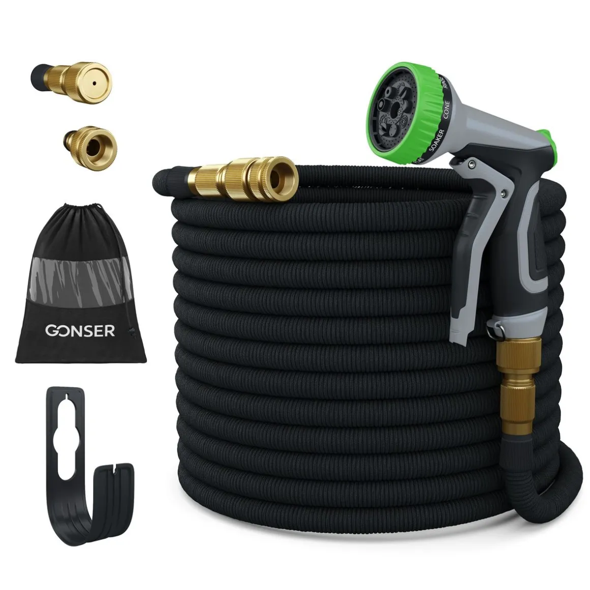 Flexi Premium Gartenschlauch 30 m schwarz